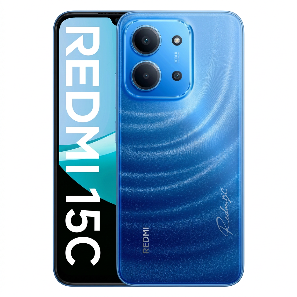 Smartphone Xiaomi Redmi 15C Global 256GB 4GB RAM Dual SIM NFC Tela 6.9" - Azul