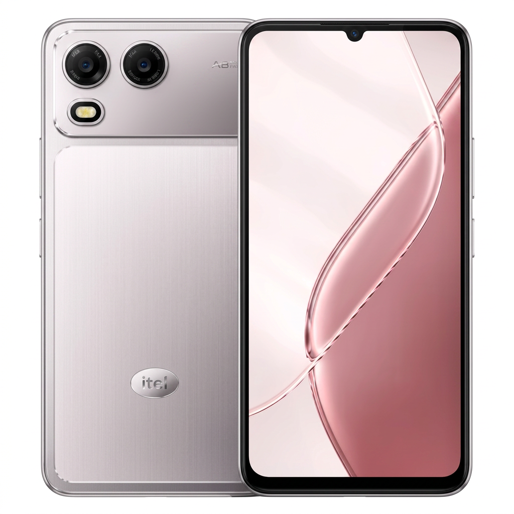 Smartphone itel A200 A675L 64GB 3GB RAM Dual SIM Tela 6.75" - Titânio (Anatel)