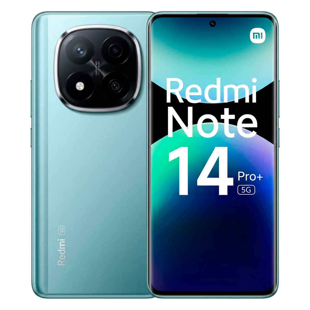 Smartphone Xiaomi Redmi Note 14 Pro+ 5G 256GB 12GB RAM Dual SIM Tela 6.67" Chinês - Verde