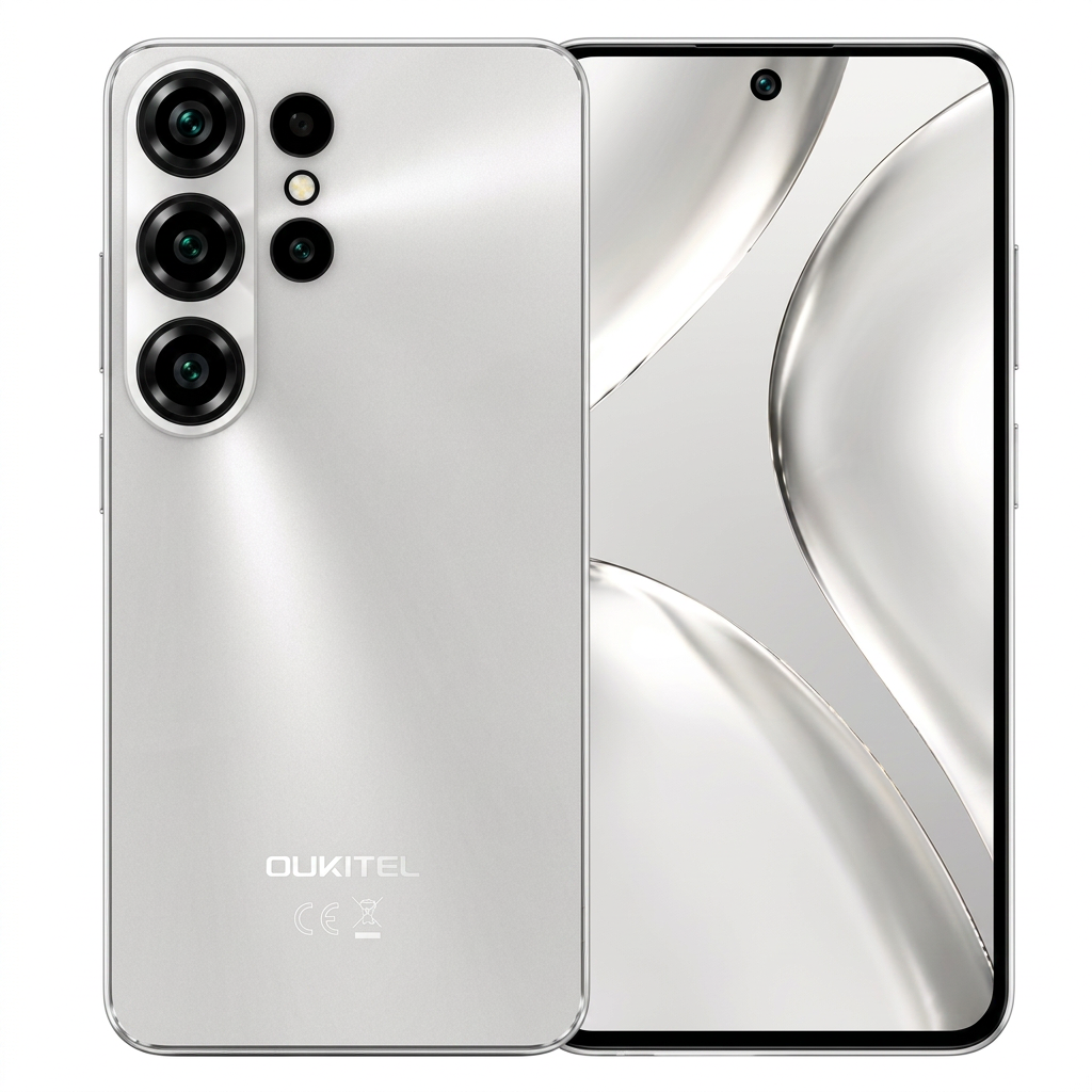 Smartphone Oukitel C26 128GB 6GB RAM Dual SIM Tela 6.63" - Titânio