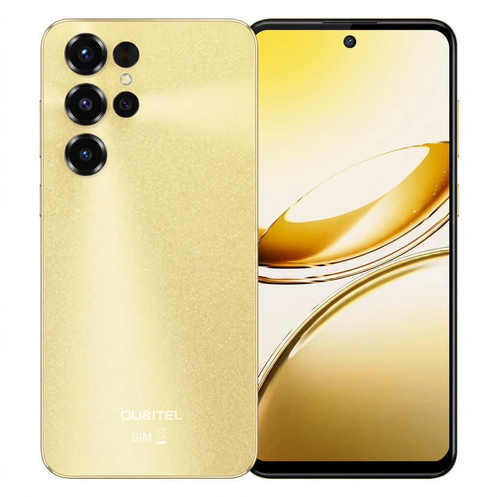 Smartphone Oukitel C68 256GB 8GB RAM Dual SIM Tela 6.72" - Dourado