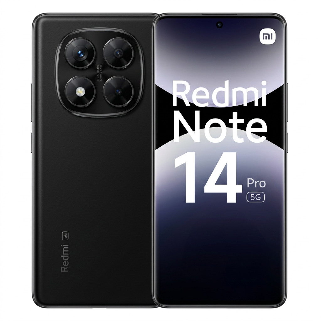 Smartphone Xiaomi Redmi Note 14 Pro 5G Global 512GB 12GB RAM Dual SIM Tela 6.67" - Preto