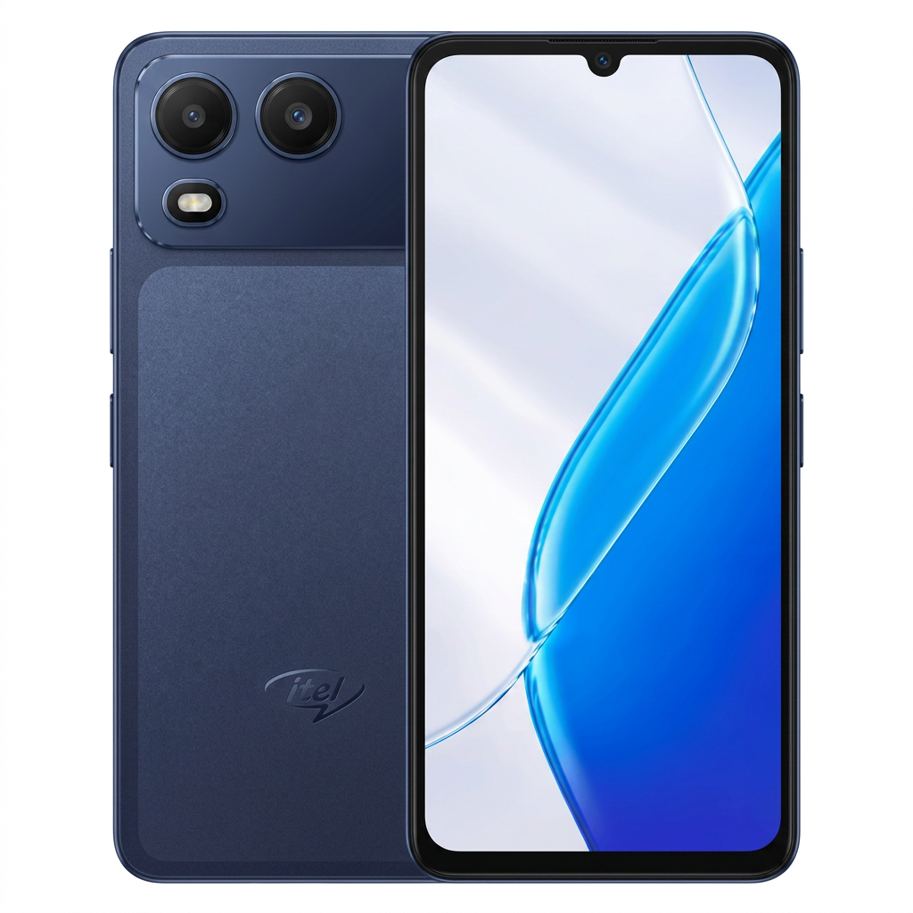 Smartphone itel A200 A675L 128GB 3GB RAM Dual SIM Tela 6.75" - Azul (Anatel)