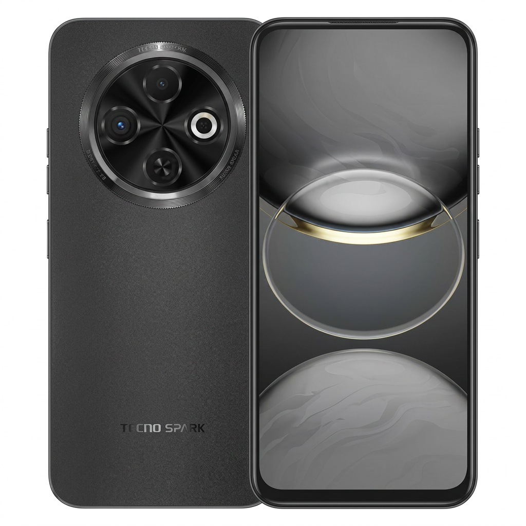 Smartphone Tecno Spark 30C KL5 256GB 8GB RAM Dual SIM Tela 6.67" - Preto (Anatel)