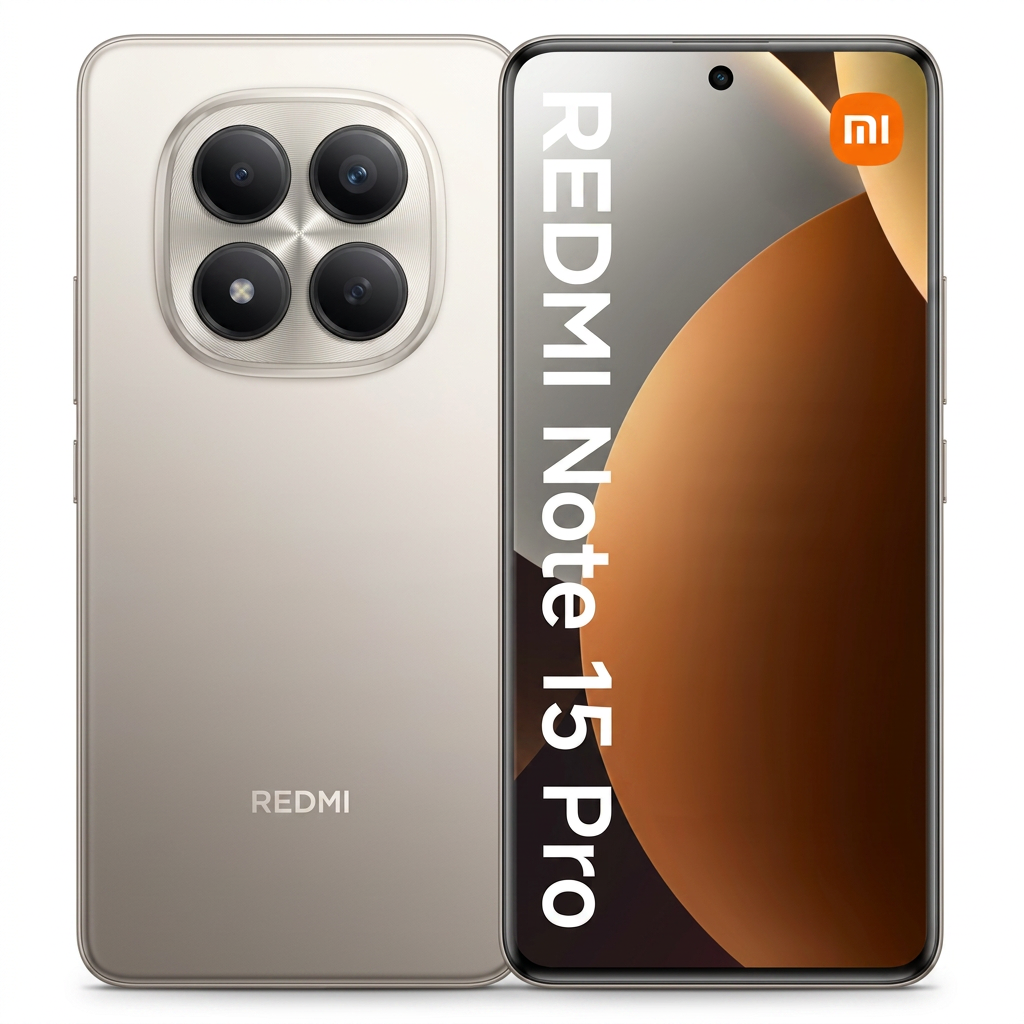 Smartphone Xiaomi Redmi Note 15 Pro 4G Global 256GB 8GB RAM Dual SIM Tela 6.77" - Titânio (ARG)