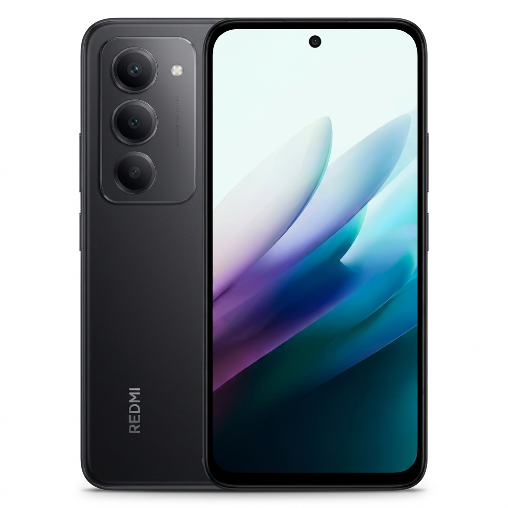 Smartphone Xiaomi Redmi 15 5G 128GB 4GB RAM Dual SIM Tela 6.9" Japonês - Preto (Caixa Slim)