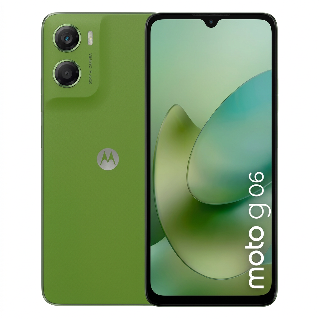 Smartphone Motorola Moto G06 XT-2535-2 64GB 4GB RAM Dual SIM Tela 6.88" - Verde