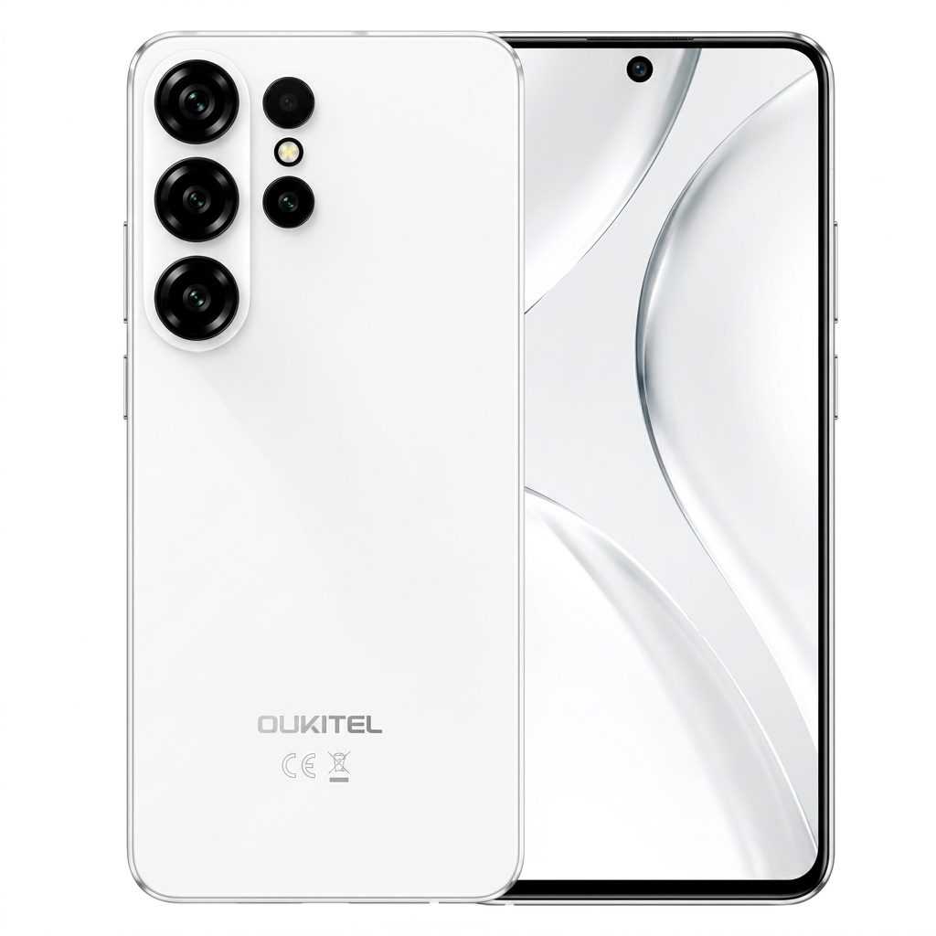 Smartphone Oukitel C26 128GB 6GB RAM Dual SIM Tela 6.63" - Branco