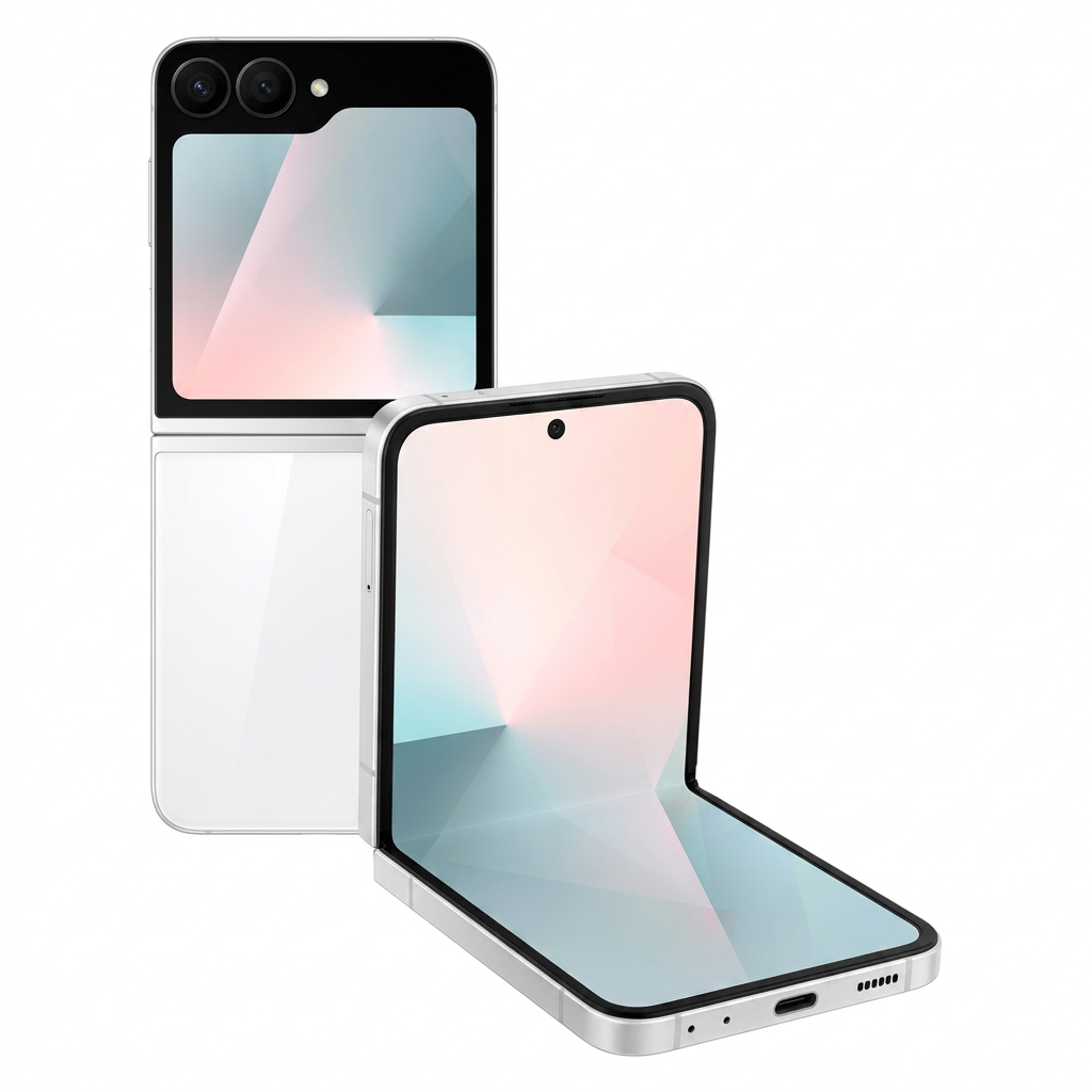 Smartphone Samsung Galaxy Z Flip7 FE 5G SM-F761B 256GB 8GB RAM Dual SIM Tela 6.7" - Branco