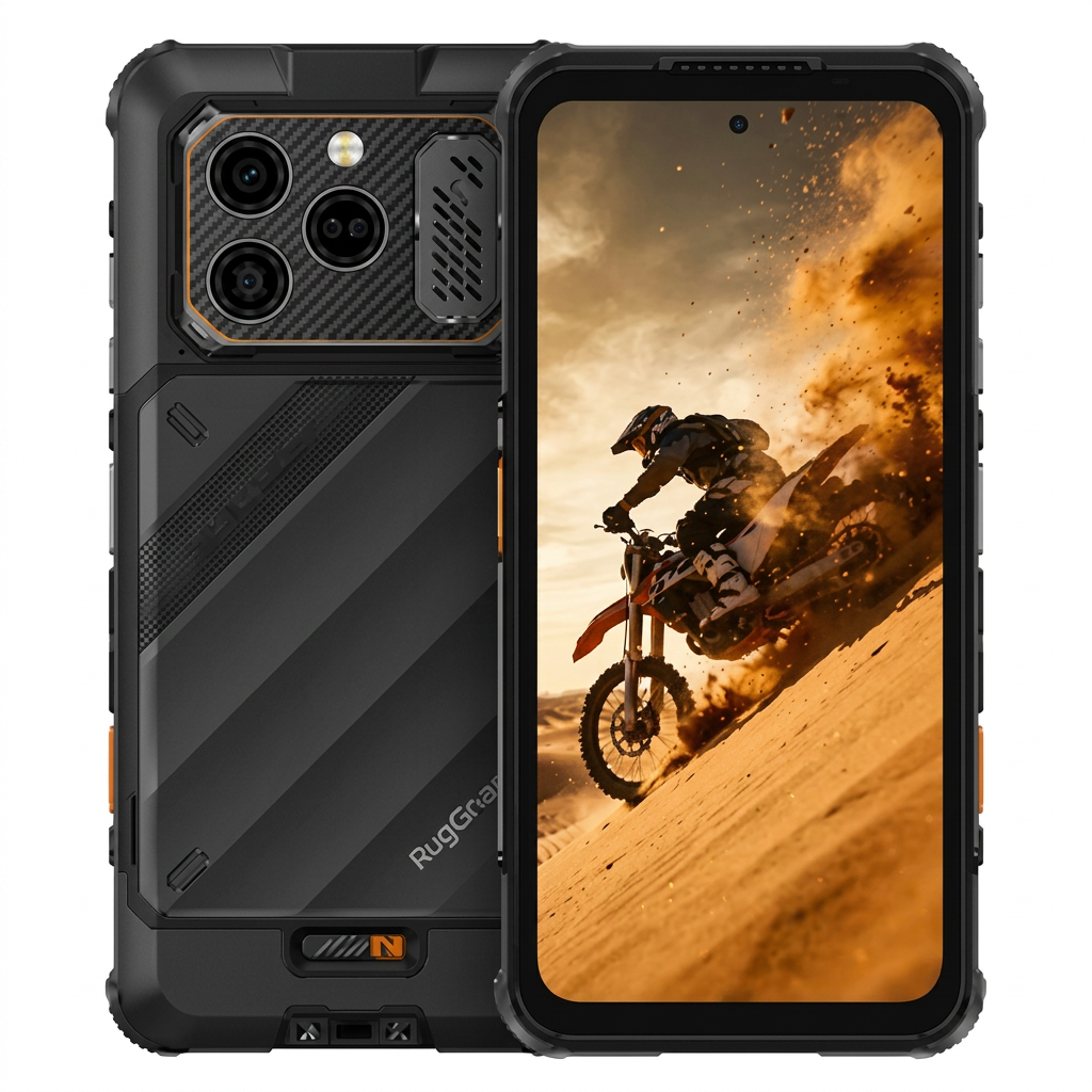 Smartphone Ulefone RugOne Xever 8 256GB 8GB RAM Dual SIM NFC Tela 6.5" - Preto