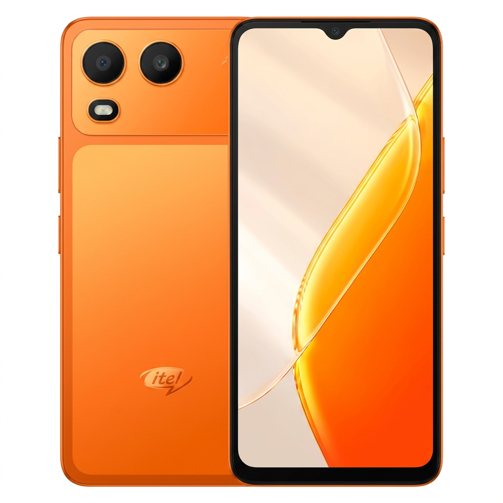 Smartphone itel A200 A675L 128GB 3GB RAM Dual SIM Tela 6.75" - Laranja (Anatel)