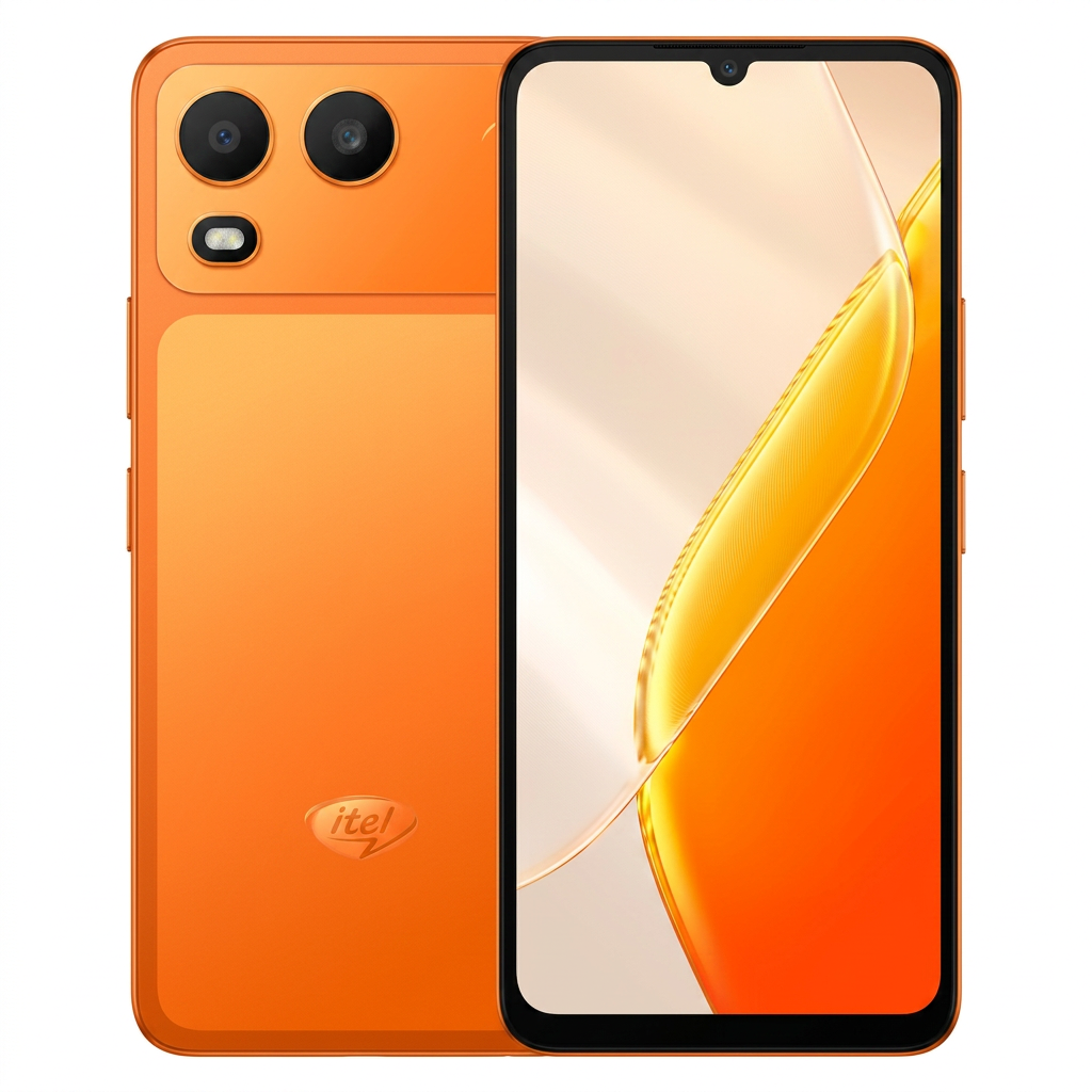 Smartphone itel A200 A675L 64GB 3GB RAM Dual SIM Tela 6.75" - Laranja (Anatel)