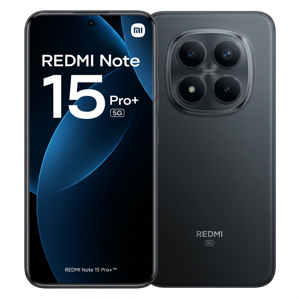 Smartphone Xiaomi Redmi Note 15 Pro+ 5G 256GB 12GB RAM Dual SIM Tela 6.83" Chinês - Preto